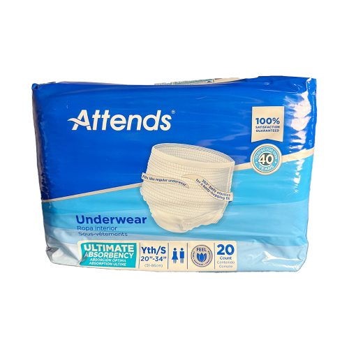Attends Absorbent Youth Underwear